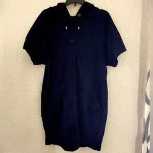 Forever 21 Hooded Short-sleeved Jacket Top Size L